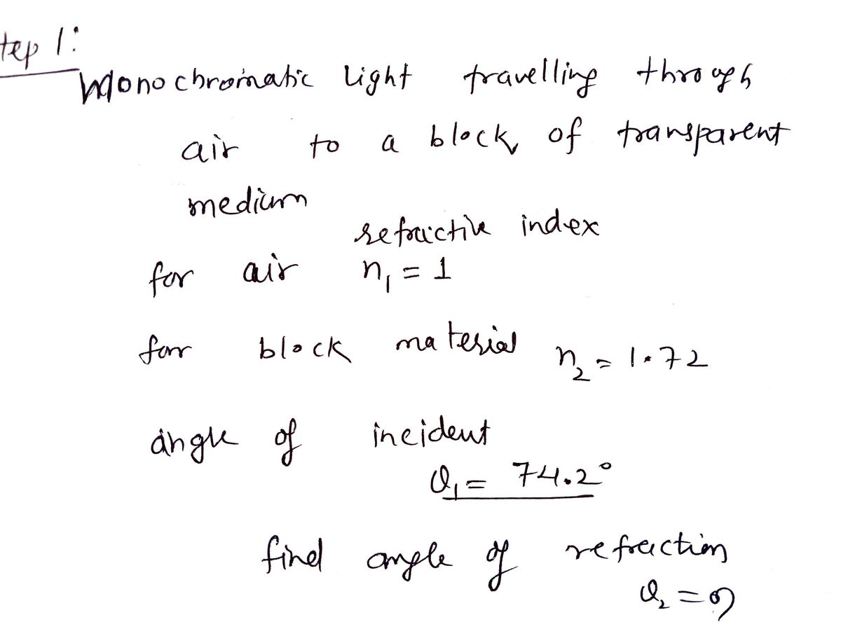 Physics homework question answer, step 1, image 1